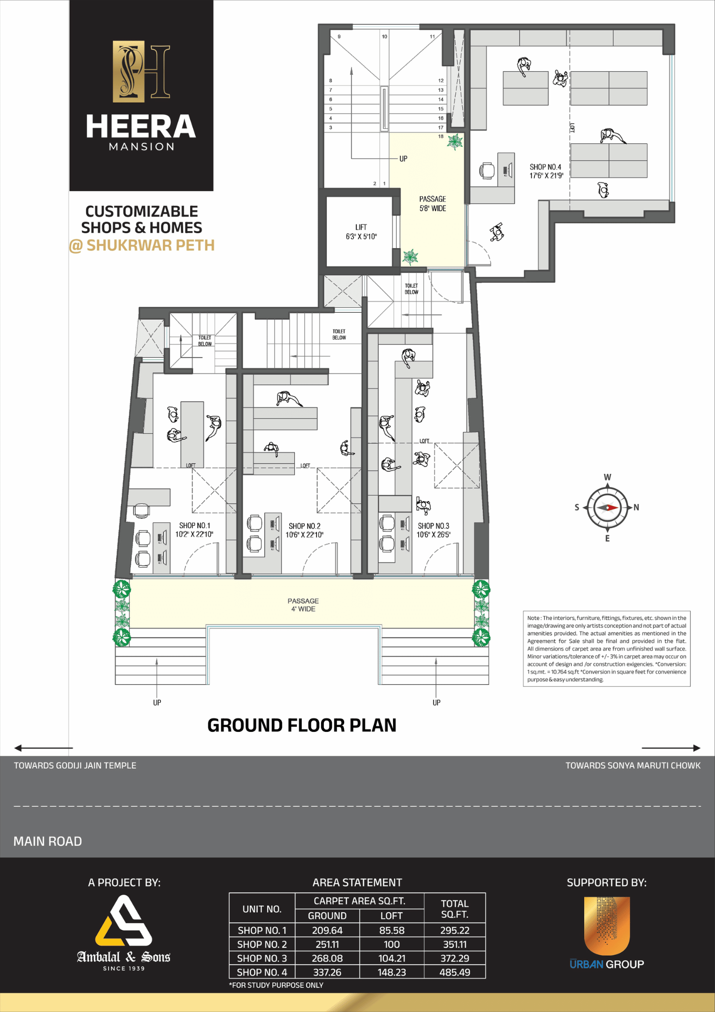 Heera Mansion Floor Plan Ground Floor